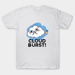 Cloud Burst Cute Cloud Fart Pun T-Shirt